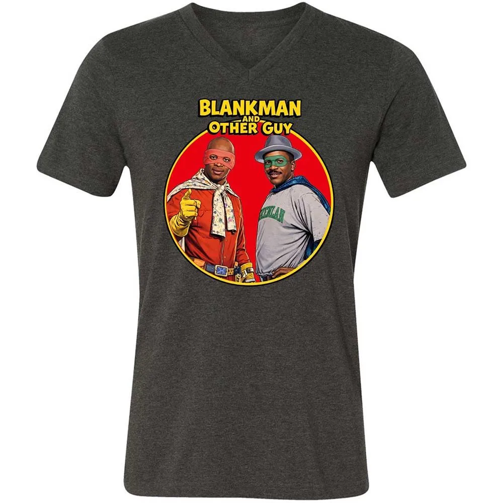 Unisex V-Neck T-Shirt - CWYR5D1M - Dark Grey Heather - 8