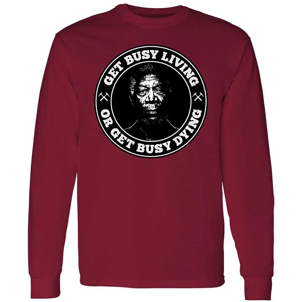 Get Busy Living or Get Busy Dying - Cardinal Red - 17