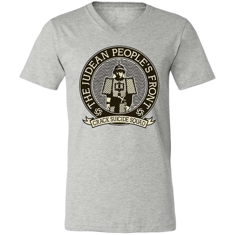Unisex V-Neck T-Shirt - ZSWCV9KZ - Athletic Heather - 2