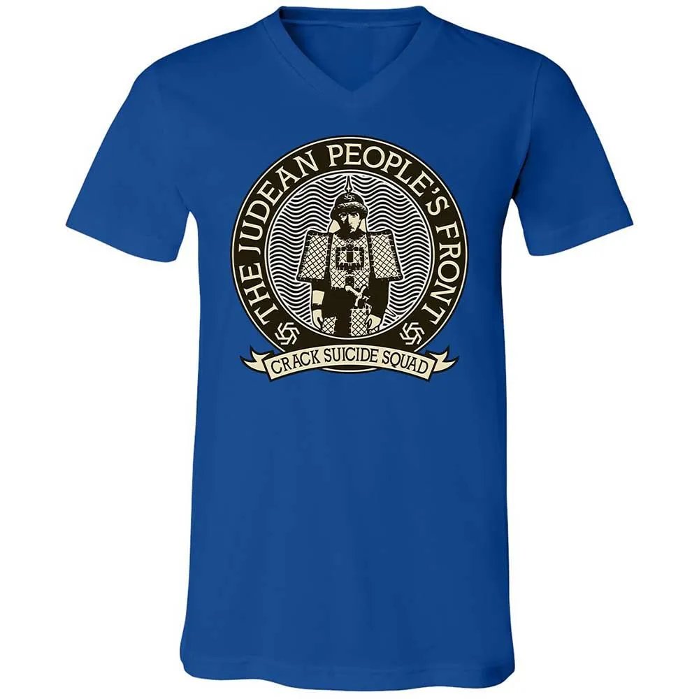 Unisex V-Neck T-Shirt - ZSWCV9KZ - True Royal - 3