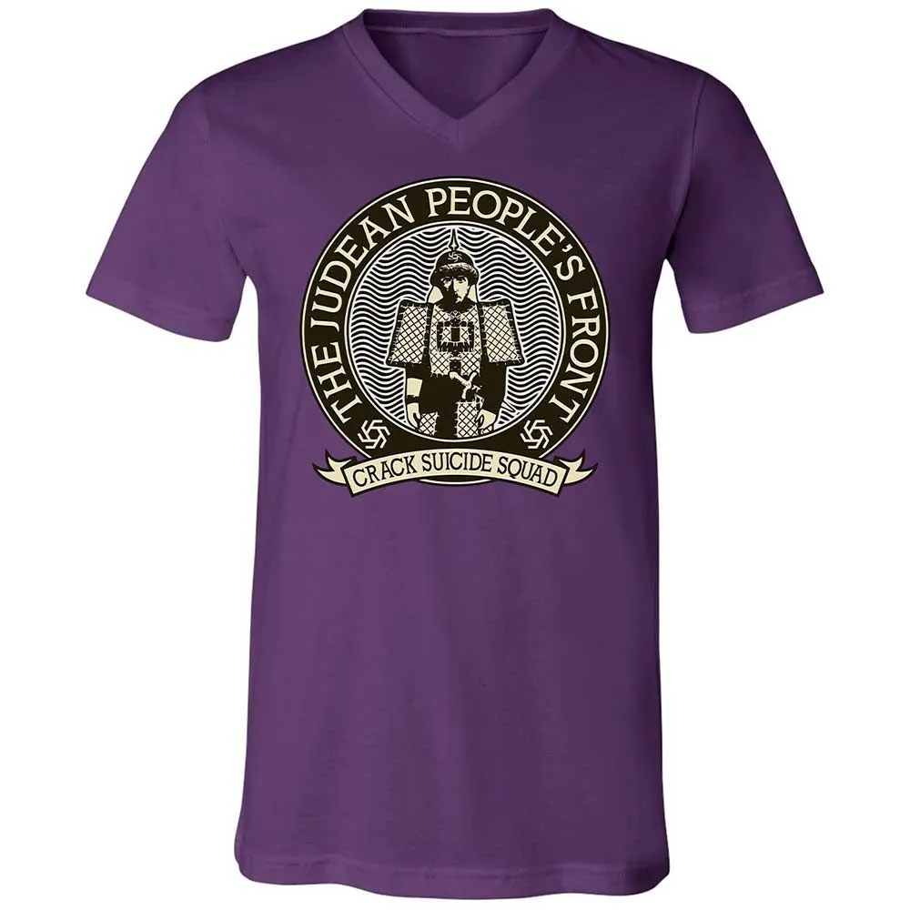 Unisex V-Neck T-Shirt - ZSWCV9KZ - Team Purple - 10
