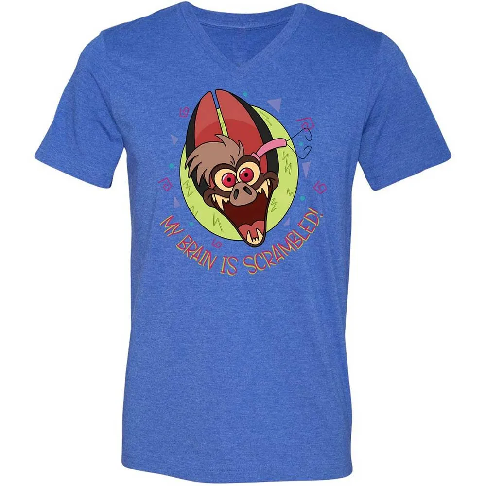 Unisex V-Neck T-Shirt - 5DGU18T5 - Heather True Royal - 4