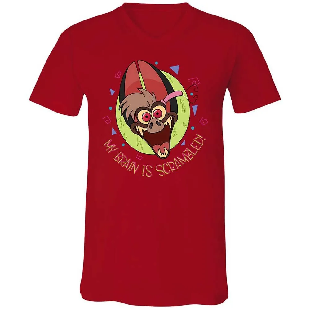 Unisex V-Neck T-Shirt - 5DGU18T5 - Red - 5