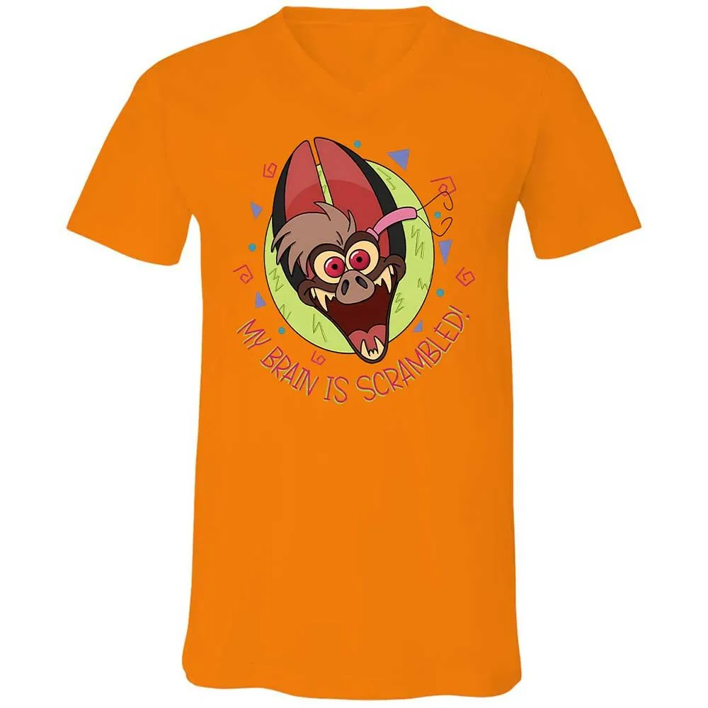 Unisex V-Neck T-Shirt - 5DGU18T5 - Orange - 7