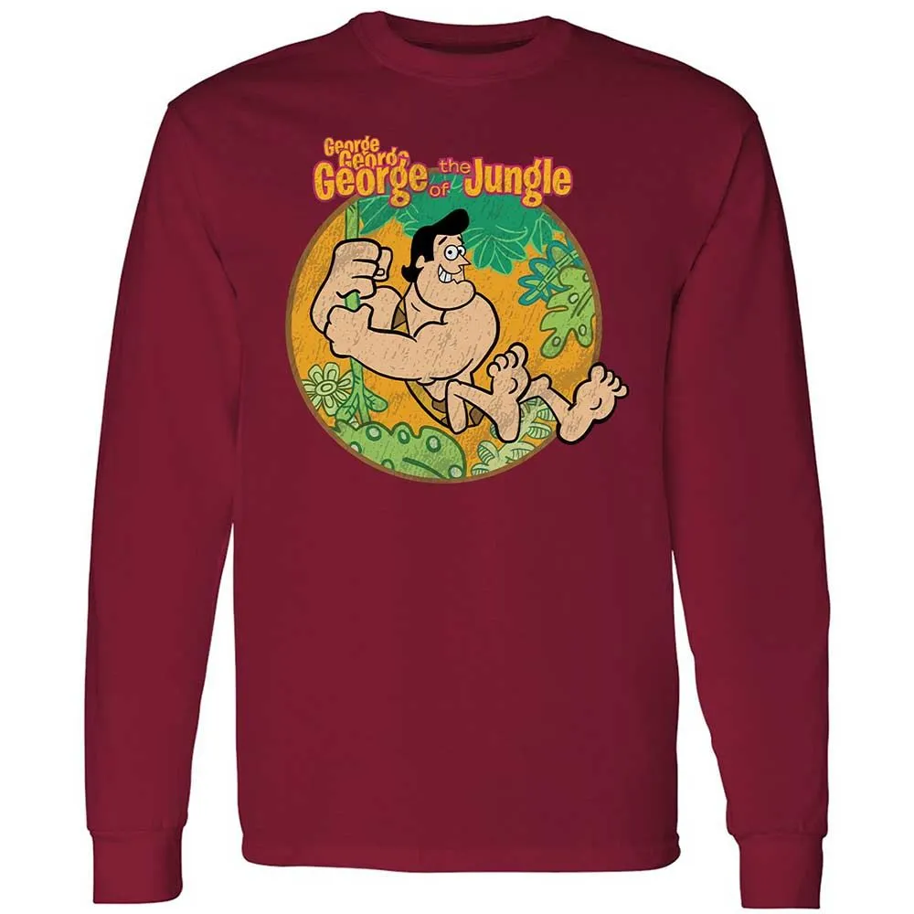 Long Sleeve T-Shirt - UQYC6GGG - Cardinal Red - 17