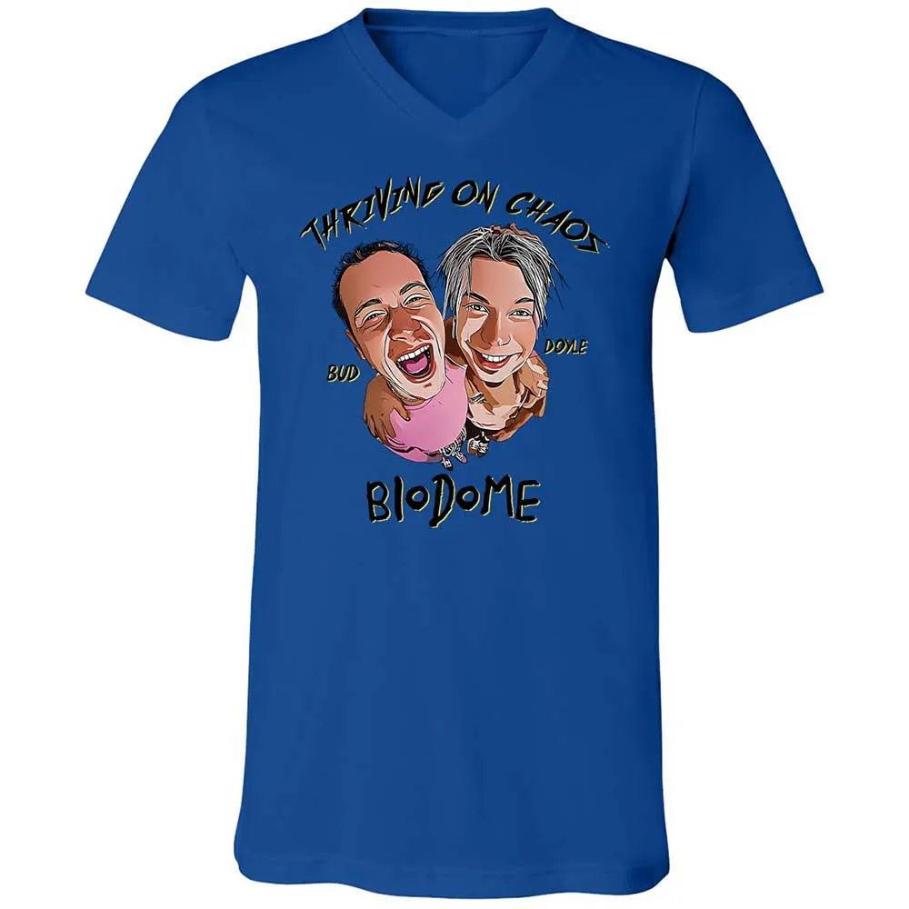 Unisex V-Neck T-Shirt - AZARFM85 - True Royal - 3