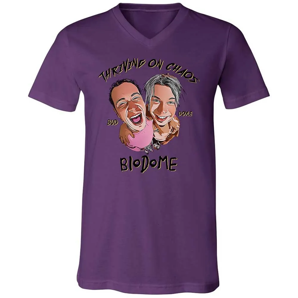 Unisex V-Neck T-Shirt - AZARFM85 - Team Purple - 10