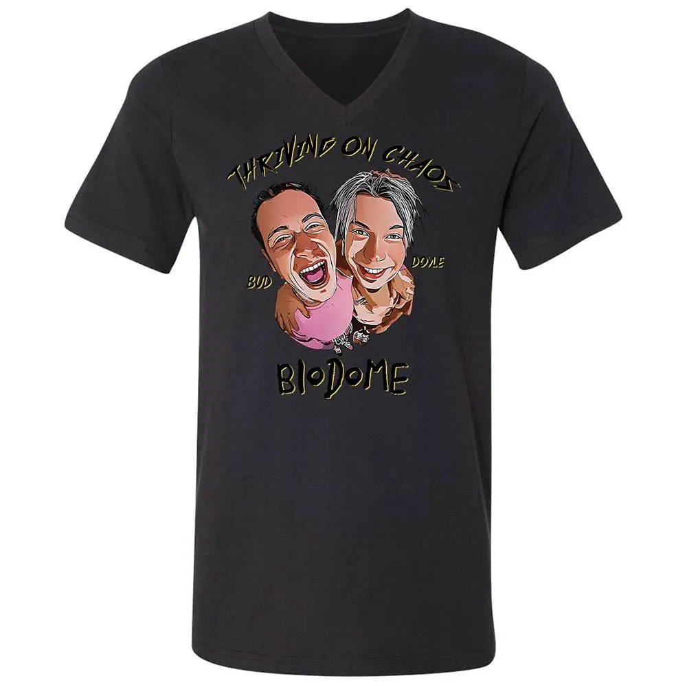 Unisex V-Neck T-Shirt - AZARFM85 - Black - 11