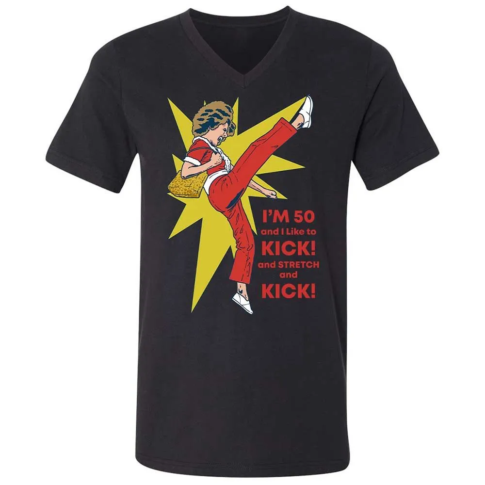 Unisex V-Neck T-Shirt - 4TNNU7HN - Black - 11