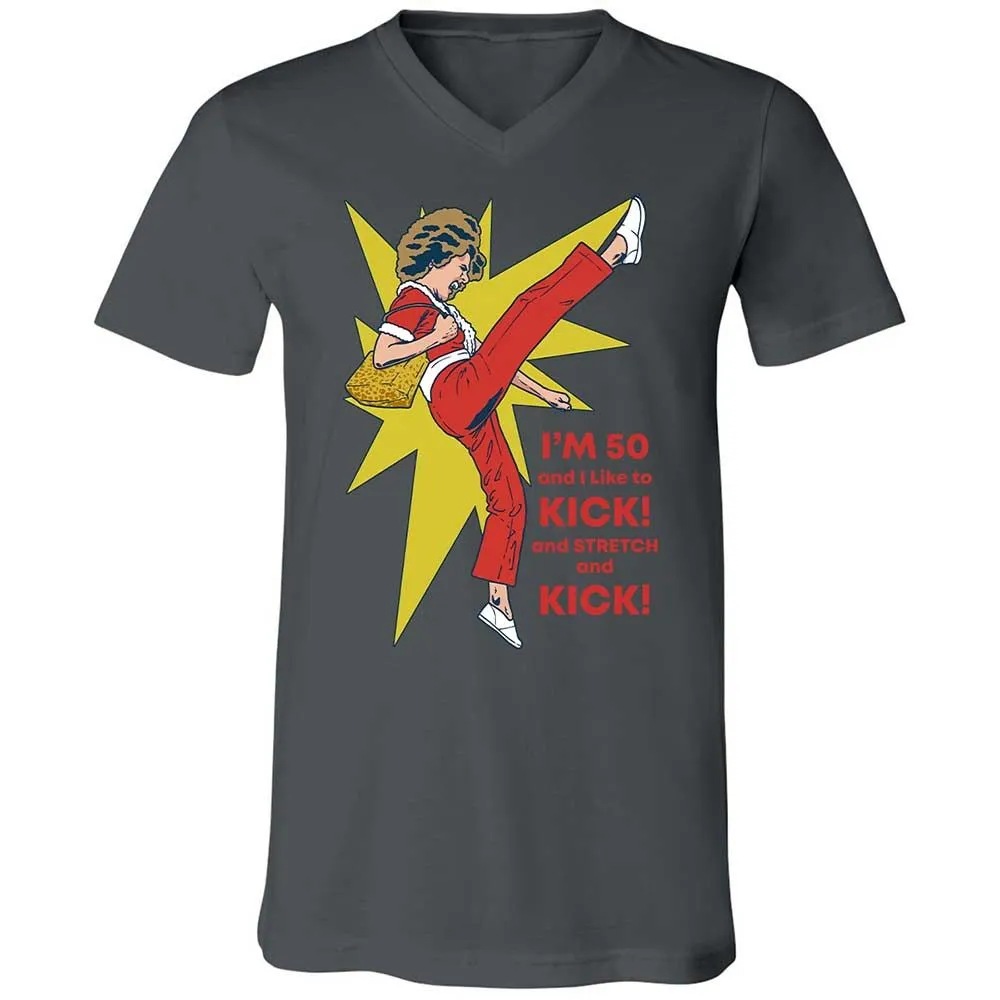 Unisex V-Neck T-Shirt - 4TNNU7HN - Asphalt - 16