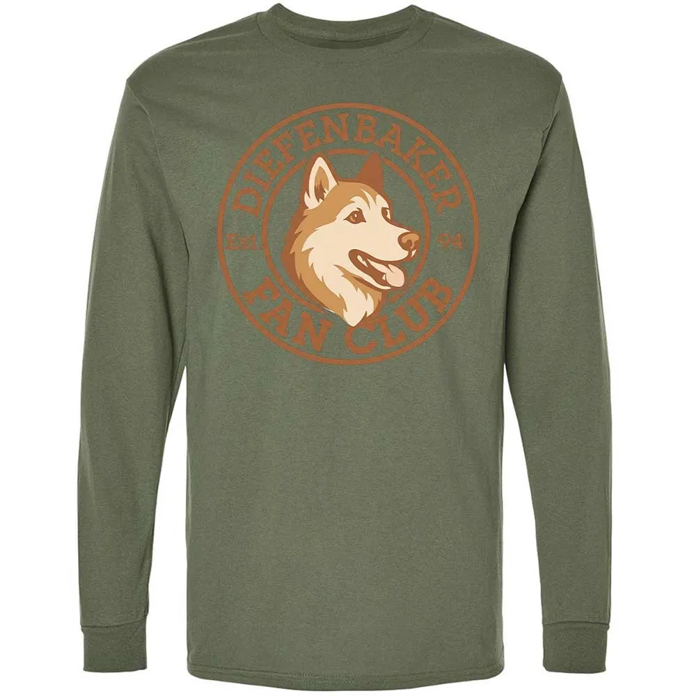 Long Sleeve T-Shirt - 9G9KTCLP - Military Green - 19
