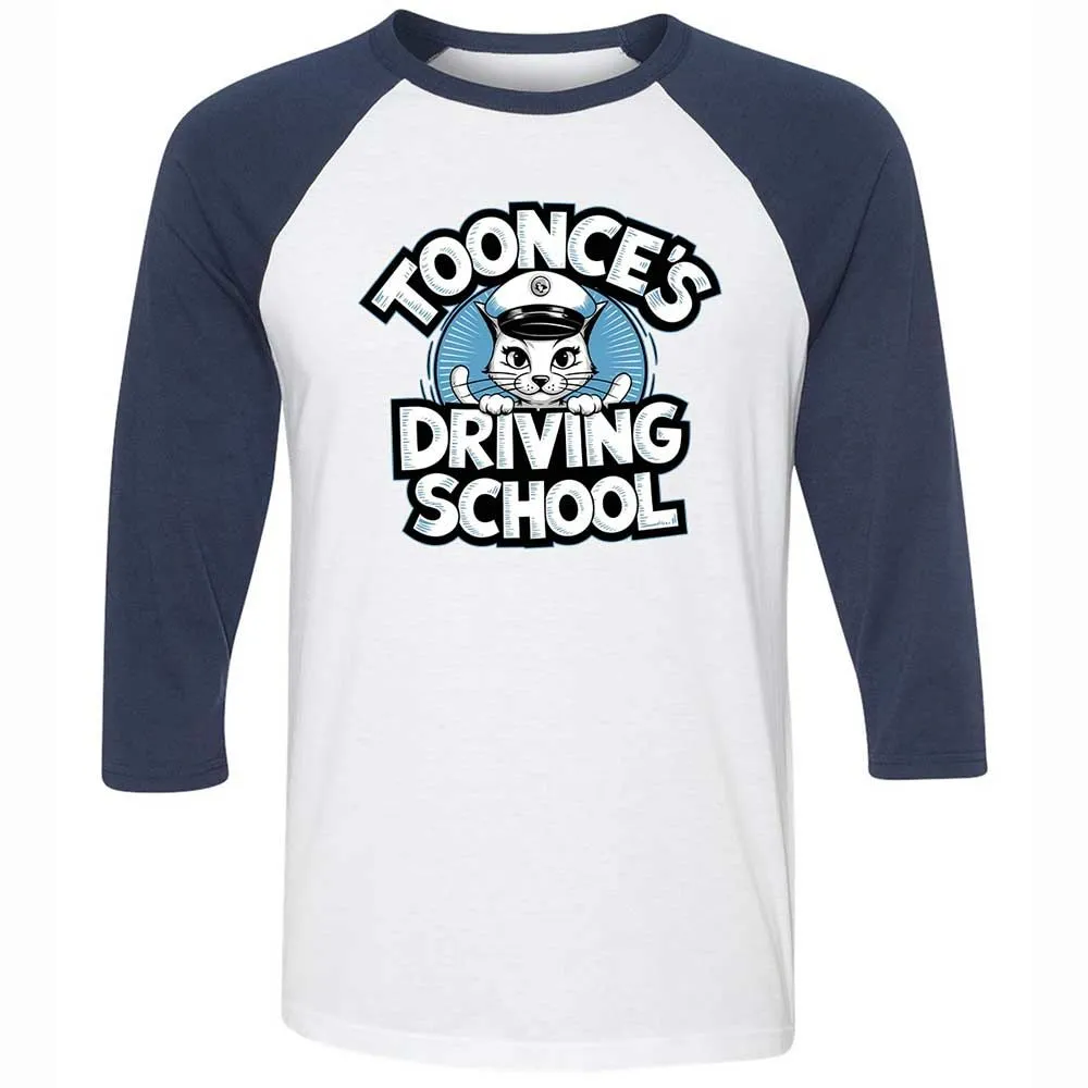 Unisex 3/4 Baseball Tee - JGHUGYCB - White/Navy - 8