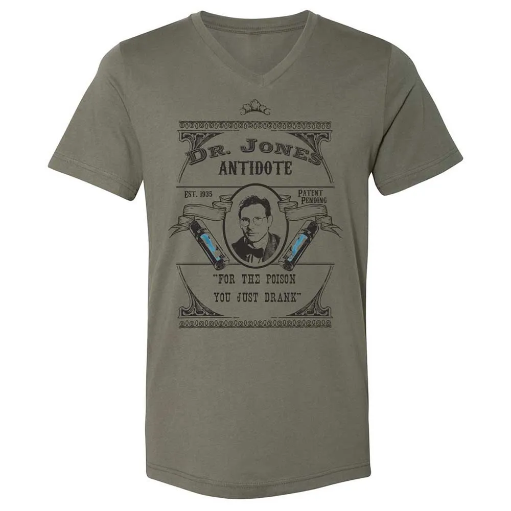 Unisex V-Neck T-Shirt - YFEZFQKR - Military Green - 15