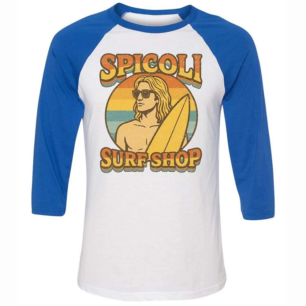 Unisex 3/4 Baseball Tee - SP7EP9W8 - White/True Royal - 10