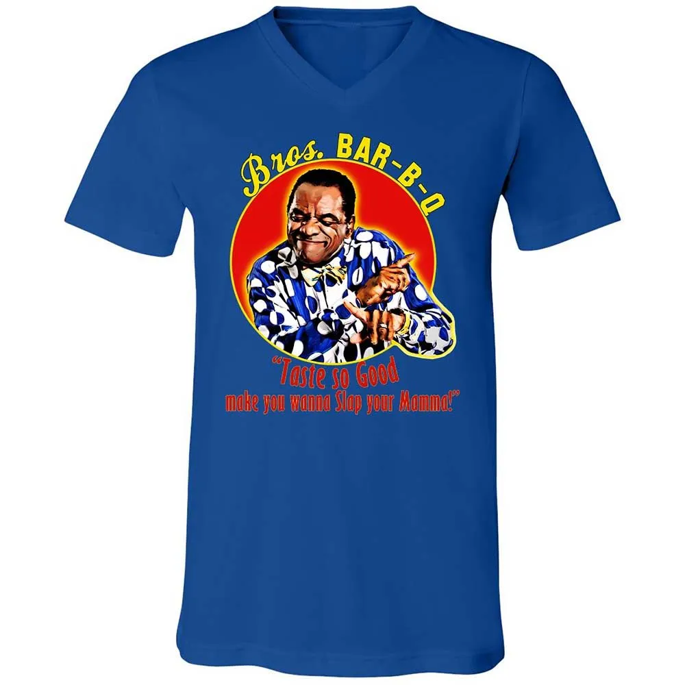 Unisex V-Neck T-Shirt - 7CPYE1EF - True Royal - 3