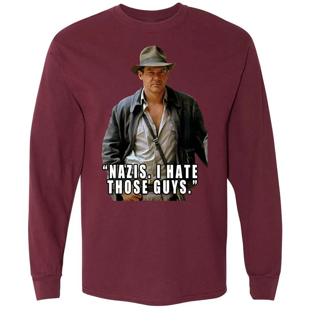 Long Sleeve T-Shirt - XB1M2V4P - Maroon - 16