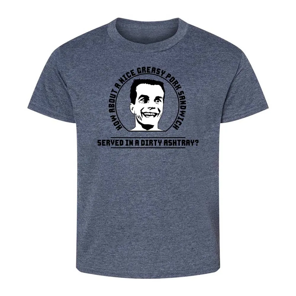Kids T-Shirt - M3QSNRWD - Heather Navy - 15