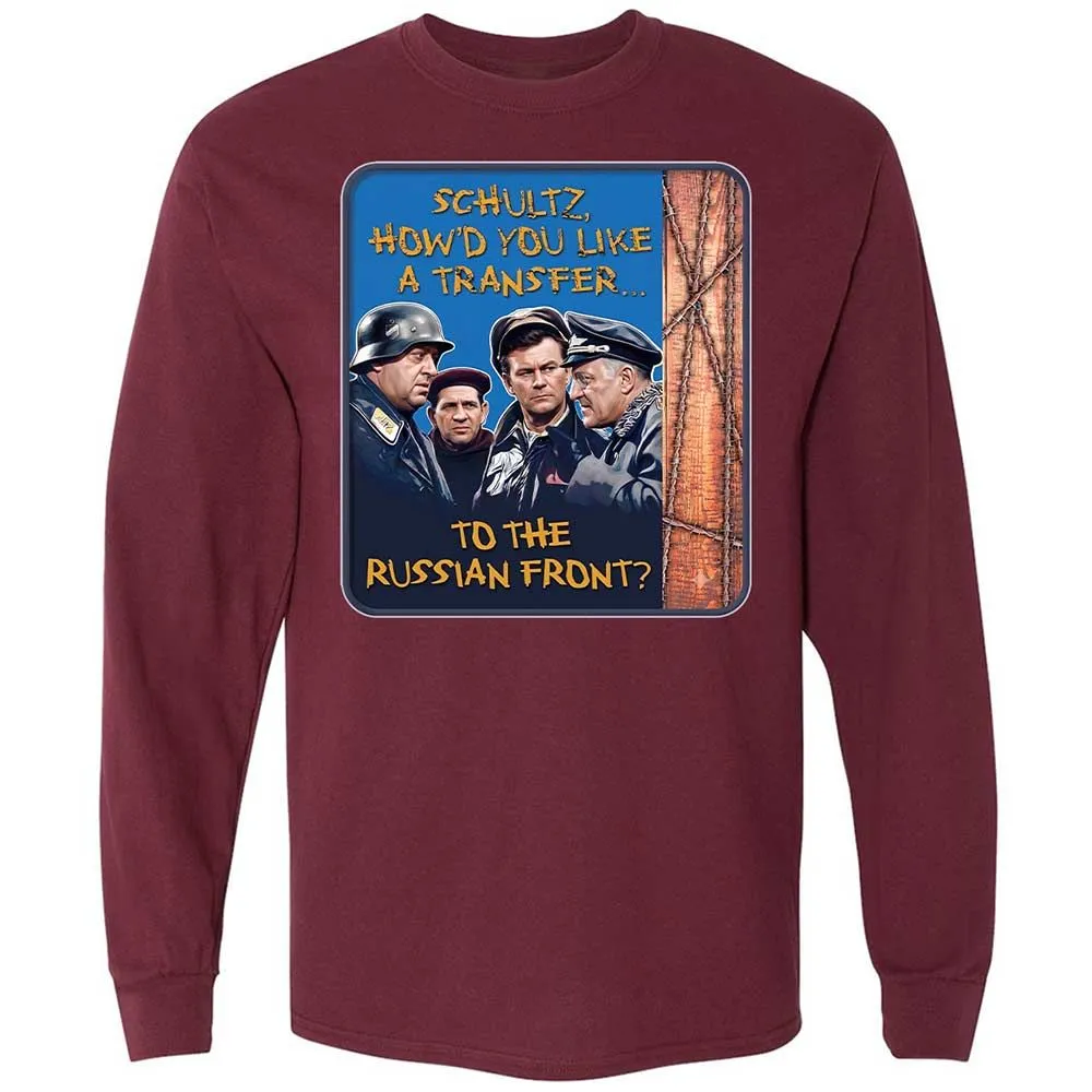 Long Sleeve T-Shirt - ZGD2YC6M - Maroon - 16