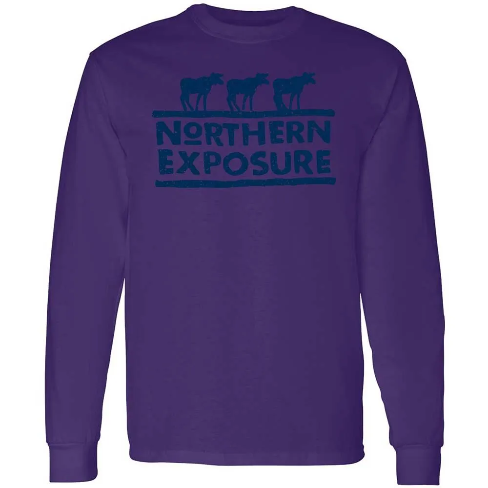 Long Sleeve T-Shirt - 8ST8V4GZ - Purple - 9