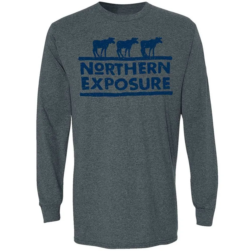 Long Sleeve T-Shirt - 8ST8V4GZ - Dark Heather - 15