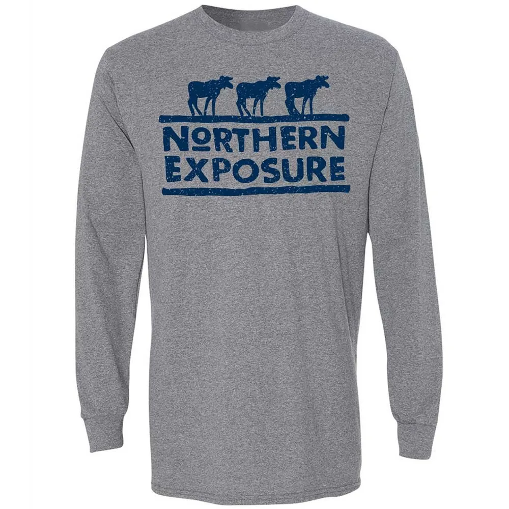 Long Sleeve T-Shirt - 8ST8V4GZ - Graphite Heather - 18