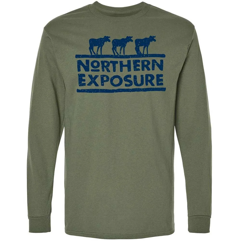 Long Sleeve T-Shirt - 8ST8V4GZ - Military Green - 19