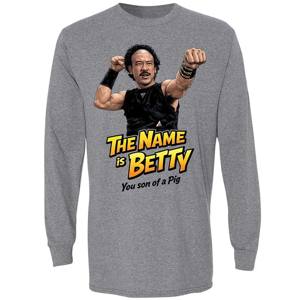 Long Sleeve T-Shirt - 8S21YK6Y - Graphite Heather - 18