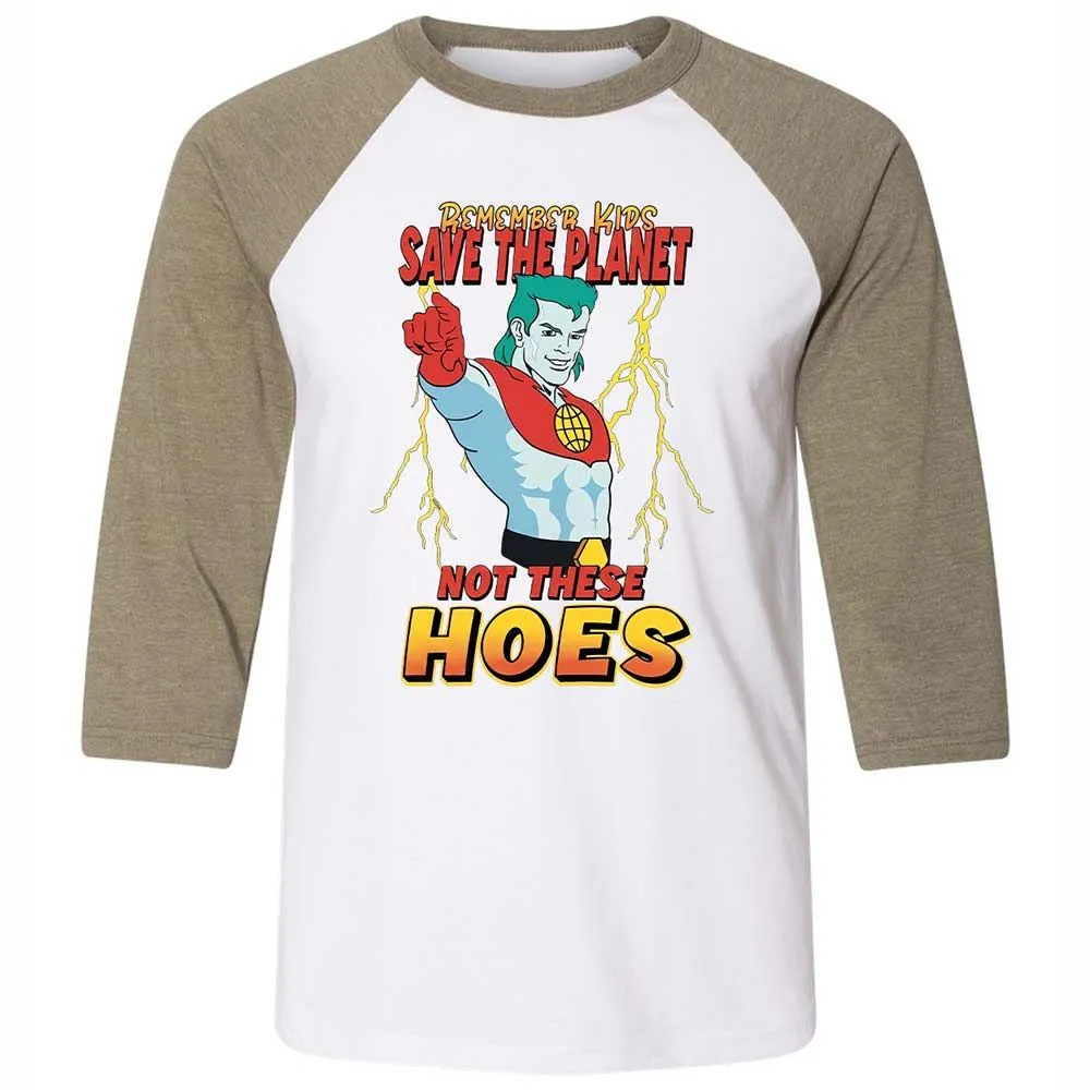 Unisex 3/4 Baseball Tee - HC8DVHZ2 - White/Heather Olive - 4
