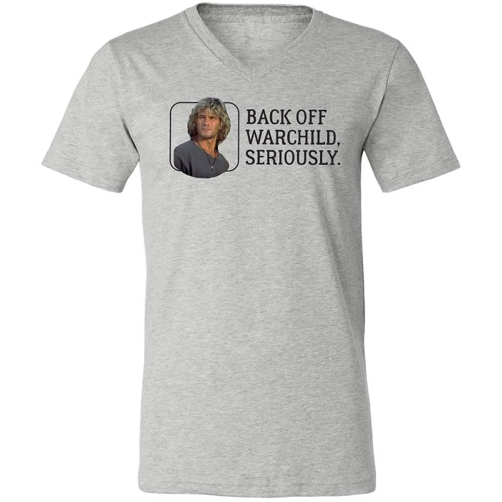 Unisex V-Neck T-Shirt - ZEWKMKDA - Athletic Heather - 2