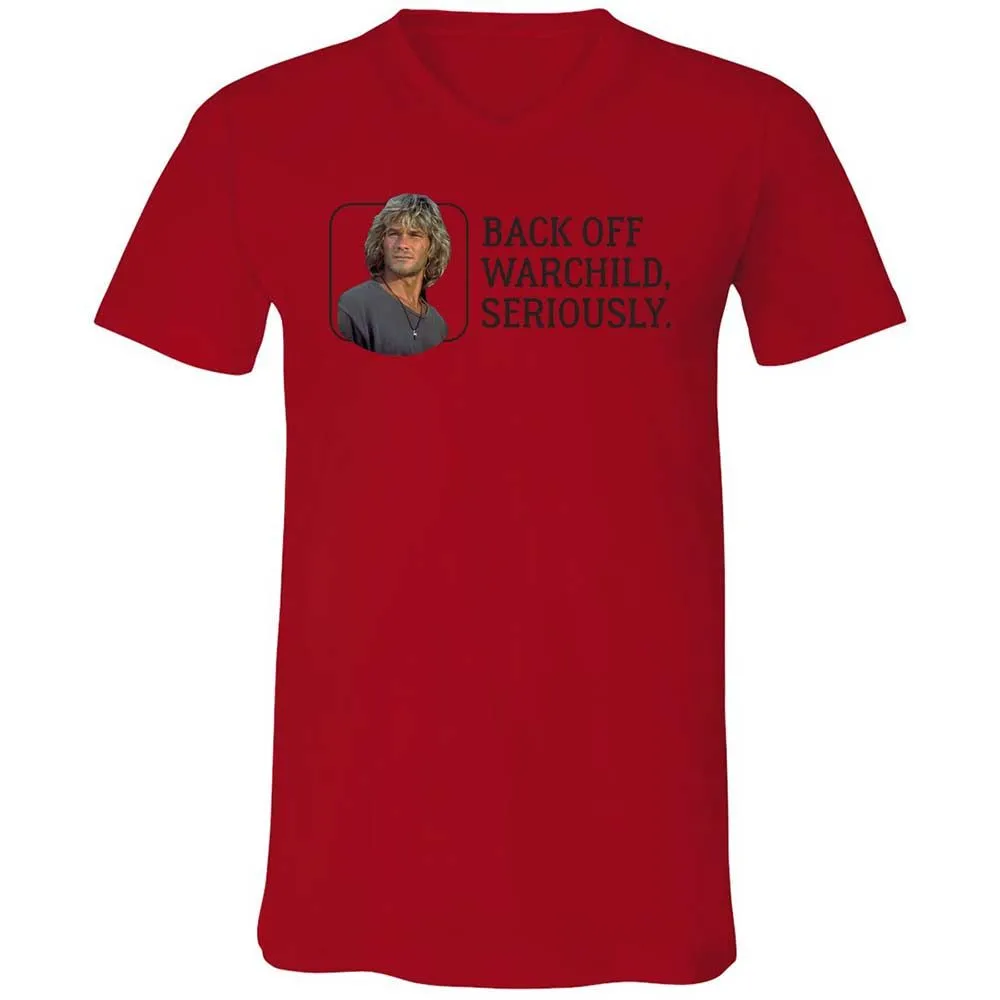 Unisex V-Neck T-Shirt - ZEWKMKDA - Red - 5