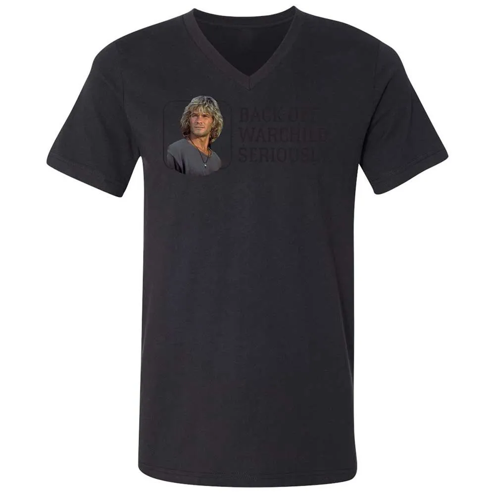 Unisex V-Neck T-Shirt - ZEWKMKDA - Black - 11