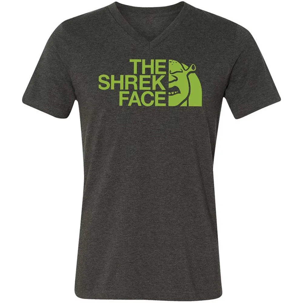 Unisex V-Neck T-Shirt - 4NDXKCHW - Dark Grey Heather - 8