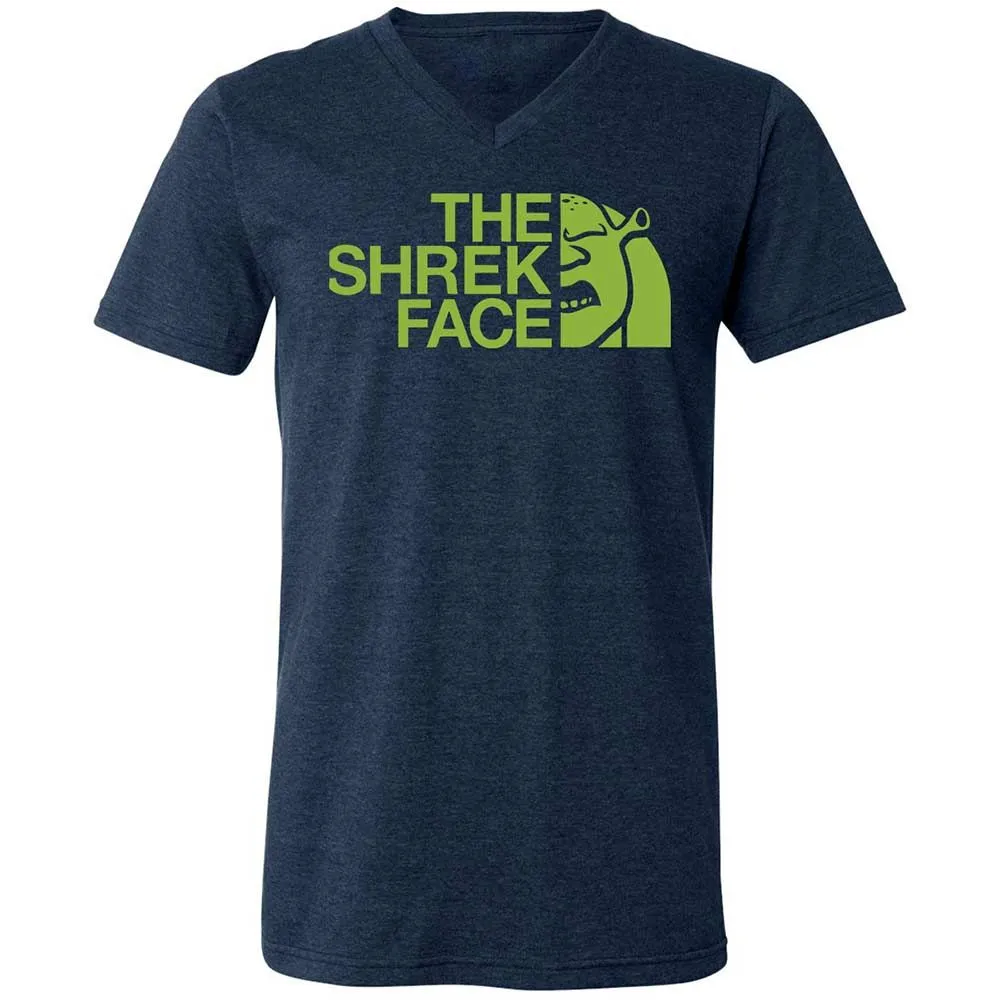 Unisex V-Neck T-Shirt - 4NDXKCHW - Heather Navy - 13