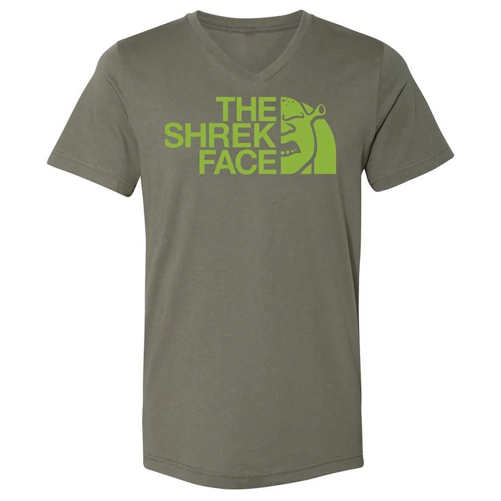 Unisex V-Neck T-Shirt - 4NDXKCHW - Military Green - 15