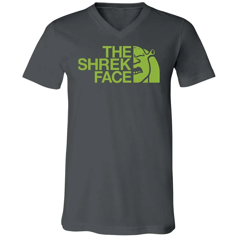 Unisex V-Neck T-Shirt - 4NDXKCHW - Asphalt - 16