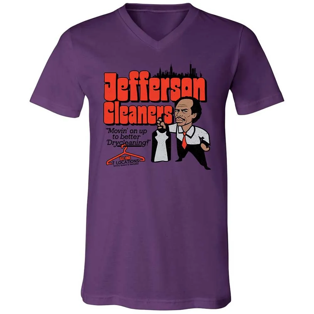 Unisex V-Neck T-Shirt - 3B5VWC3E - Team Purple - 10