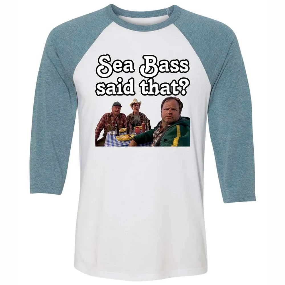 Unisex 3/4 Baseball Tee - 9Z2GY8GD - White/Denim - 3