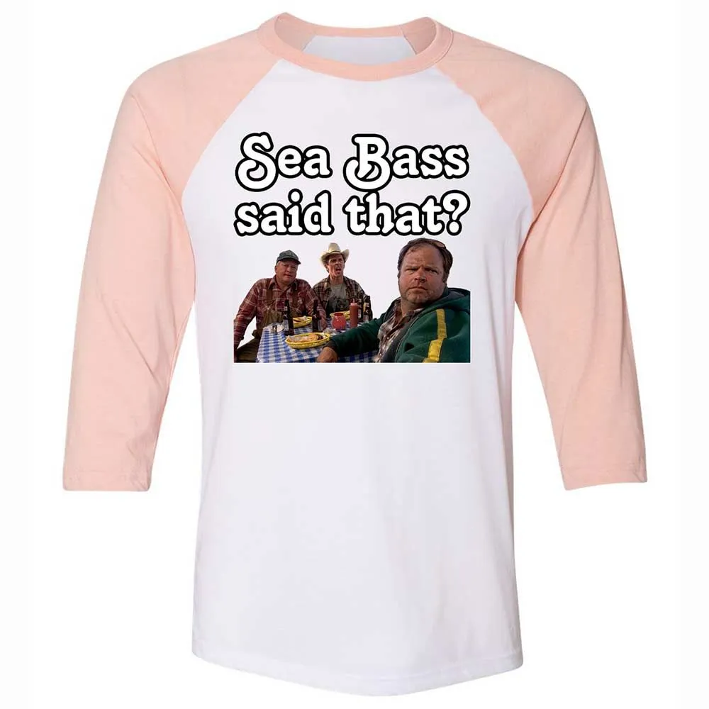 Unisex 3/4 Baseball Tee - 9Z2GY8GD - White/Heather Peach - 5