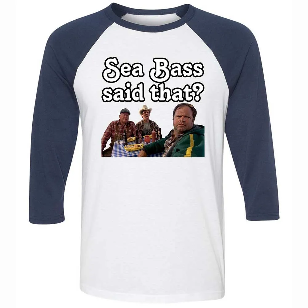 Unisex 3/4 Baseball Tee - 9Z2GY8GD - White/Navy - 8