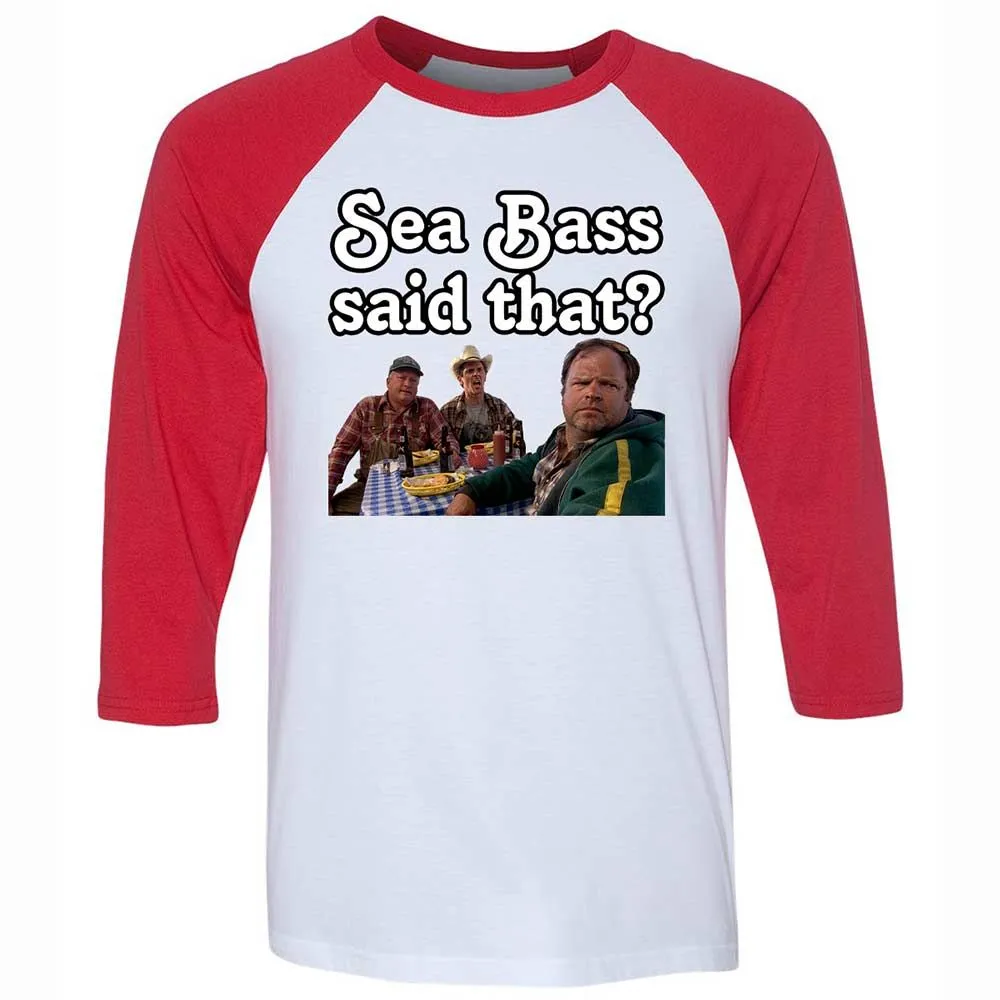 Unisex 3/4 Baseball Tee - 9Z2GY8GD - White/Red - 9