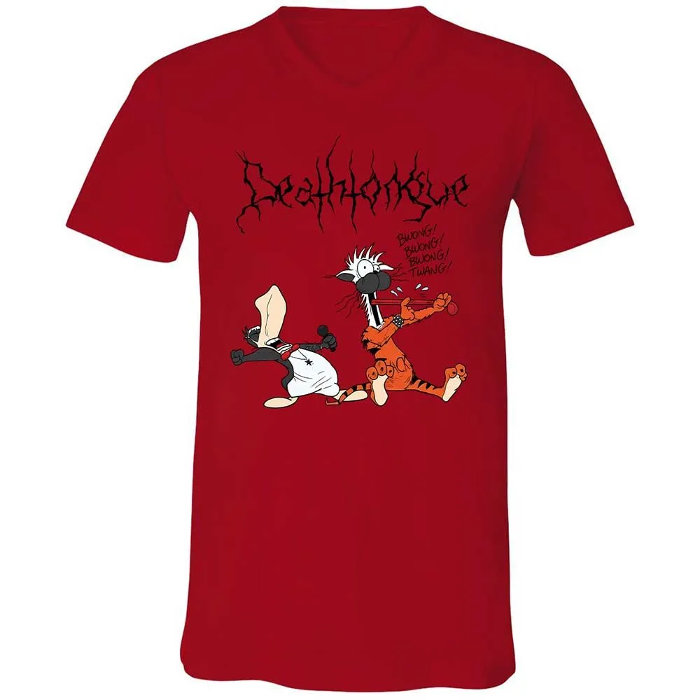 Unisex V-Neck T-Shirt - BV5STU4C - Red - 5