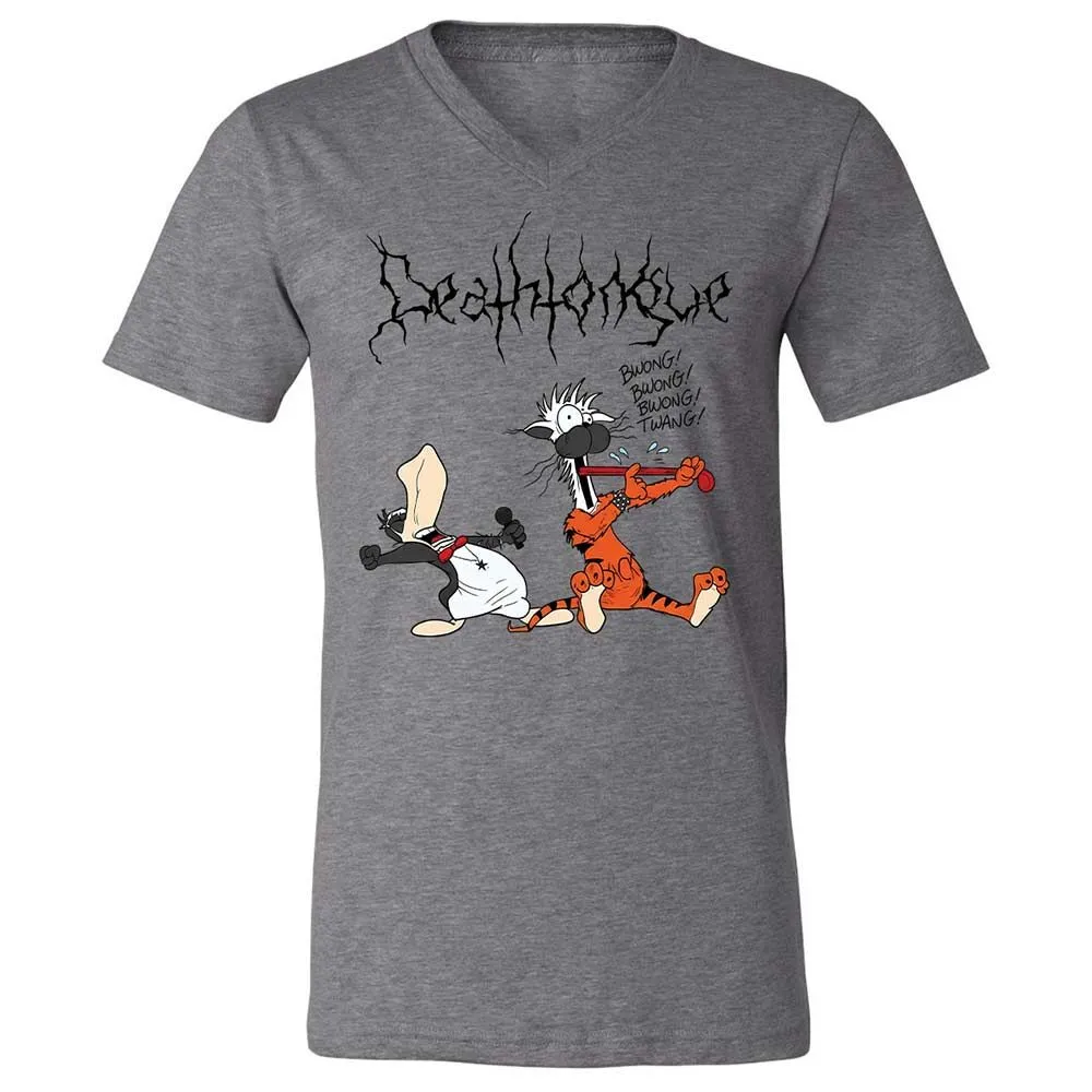 Unisex V-Neck T-Shirt - BV5STU4C - Deep Heather - 9