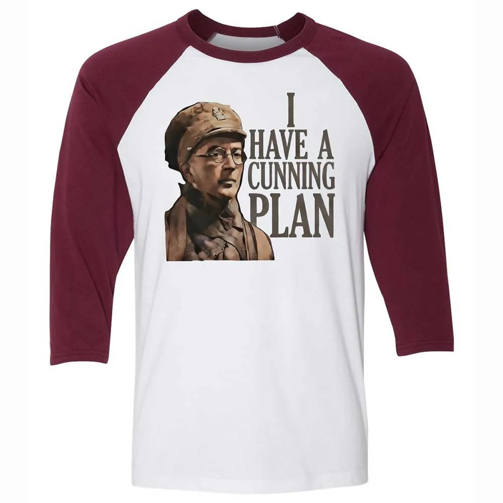 I Have A Cunning Plannn - White/Maroon - 7