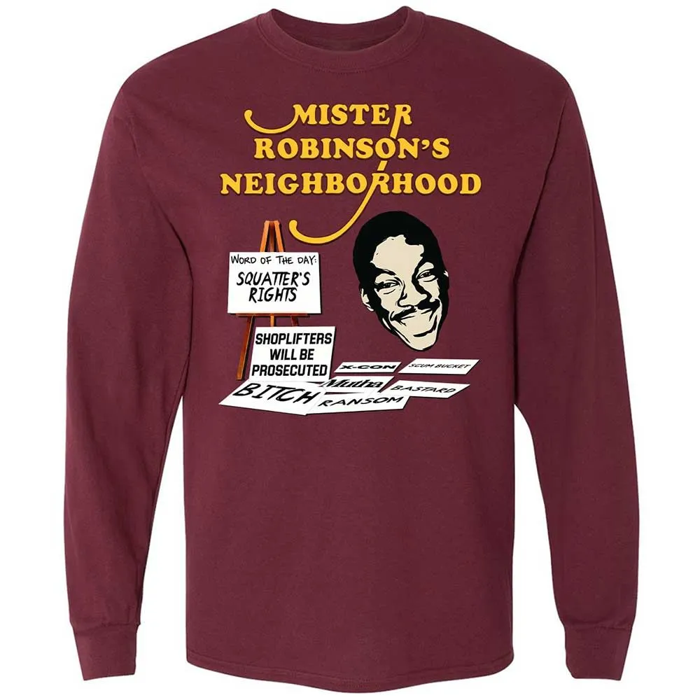 Mister Robinson's Neighborhood - Maroon - 16