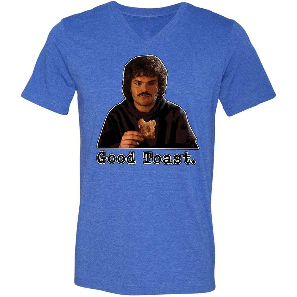 Unisex V-Neck T-Shirt - 79W56XXD - Heather True Royal - 4