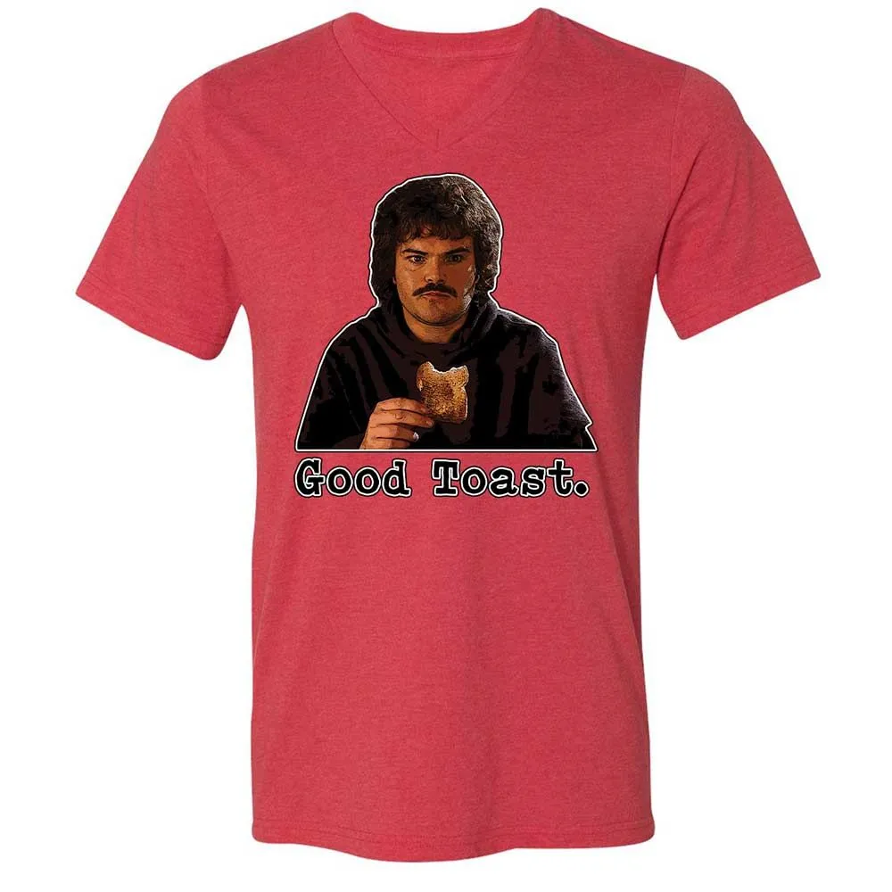 Unisex V-Neck T-Shirt - 79W56XXD - Heather Red - 6