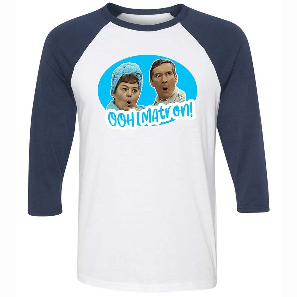 Unisex 3/4 Baseball Tee - EUH3KW9S - White/Navy - 8