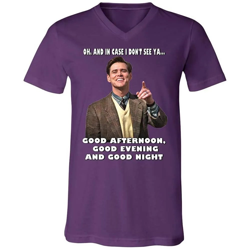 Unisex V-Neck T-Shirt - A7Y3ZZX3 - Team Purple - 10