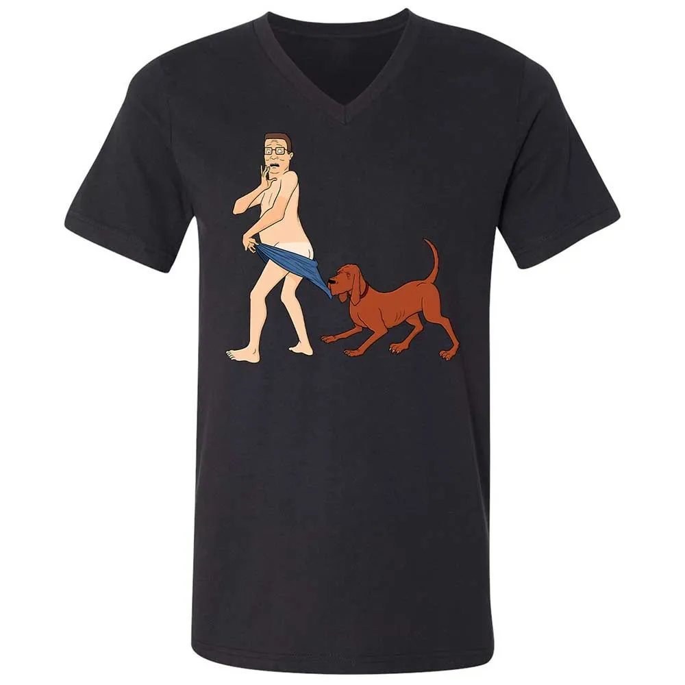 Unisex V-Neck T-Shirt - 4M2FP7QQ - Black - 11