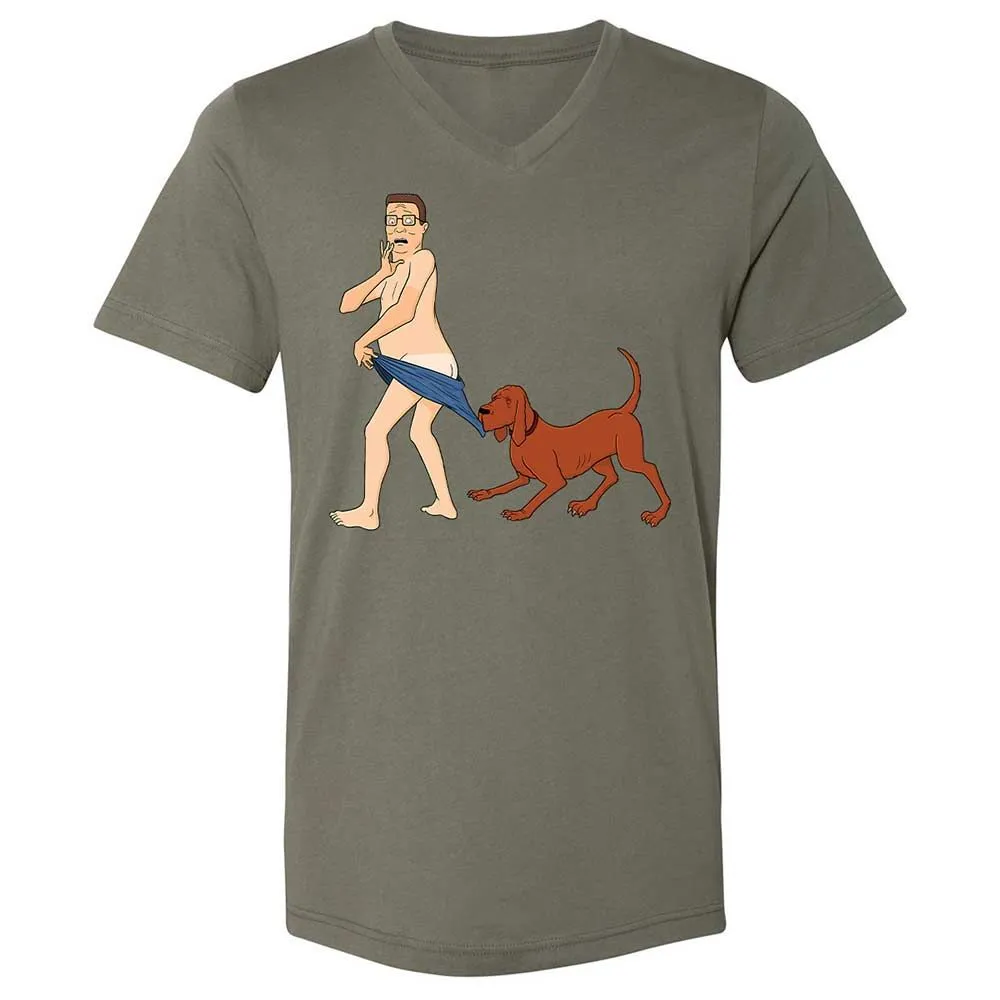 Unisex V-Neck T-Shirt - 4M2FP7QQ - Military Green - 15